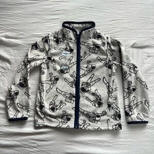 OshKosh B'gosh White and Black Patterned Jacket Size 6‎